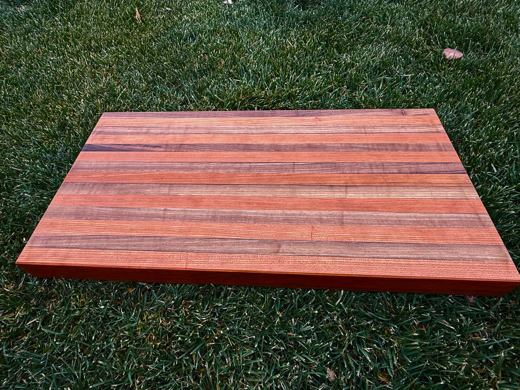 Walnut and Cherry butcher block board