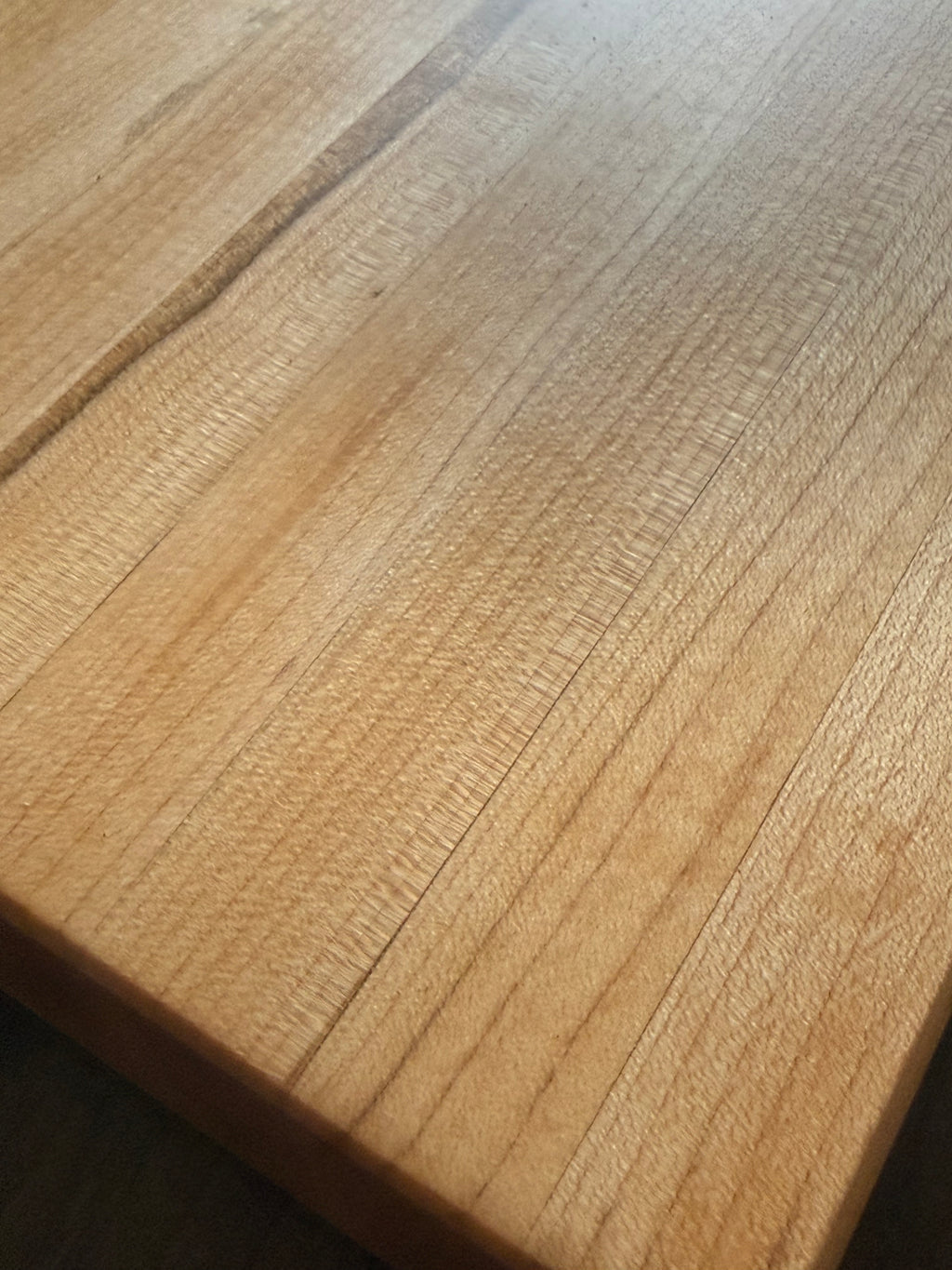 Solid maple butcher block board