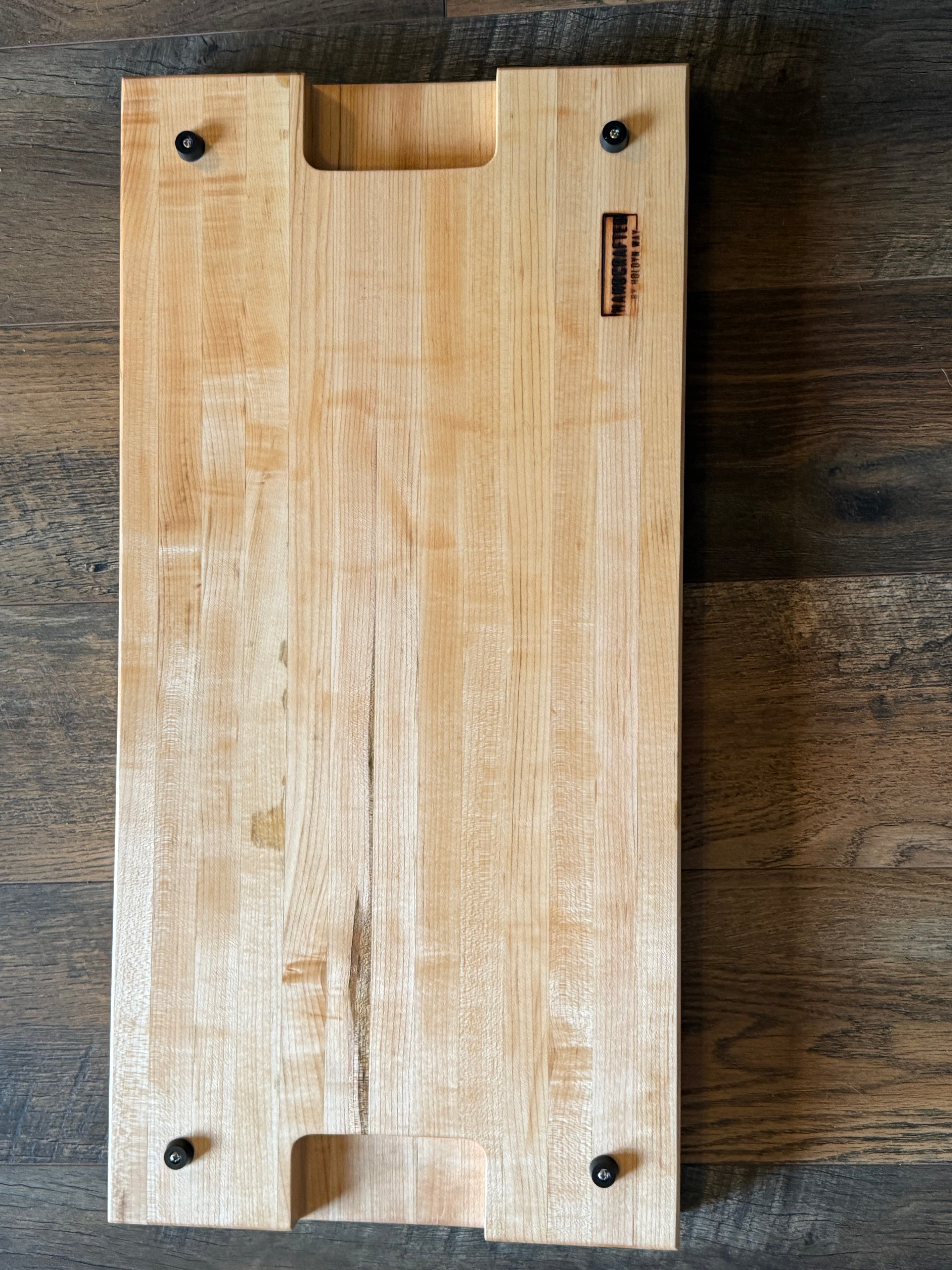 Solid maple butcher block board
