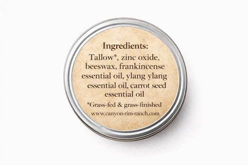 Grass-Fed Beef Tallow Sunscreen