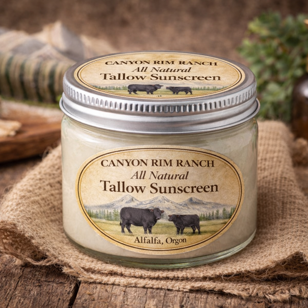Grass-Fed Beef Tallow Sunscreen